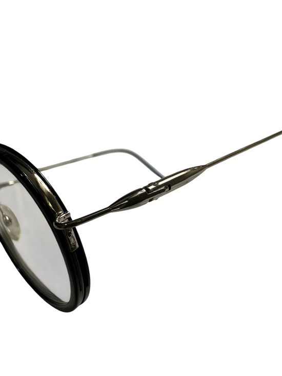 Vintage POLICE 2388 Round Frames Glasses Black Silver Metal Frame 49 20 Unisex main image 6